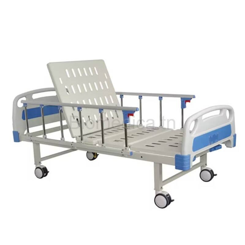 Manual Medical Bed with 2 Articulations - medical 