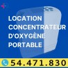 Location concentrateur d'oxygène portable - 1