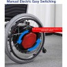 Foldable Electric Wheelchair - Handicap and mobili