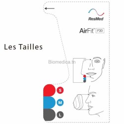 AirFit F20 - Masque CPAP facial ResMed - 5