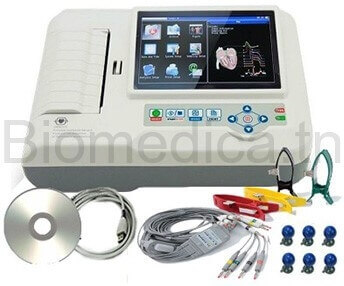 Electrocardiographe ECG Contec 600G 6 pistes