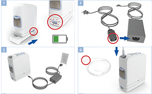 Starting the Inogen Oxygen Concentrator