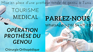 prothese genous voyage médical